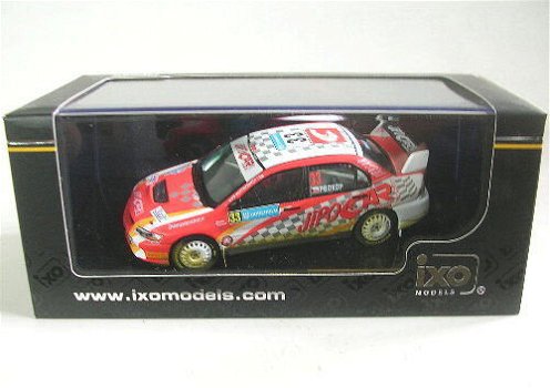 1:43 Ixo Mitsubishi Lancer Evo IX #33 rally 2008 - 2