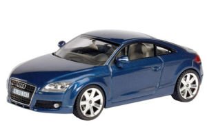 1:43 Schuco 04761 Audi TT coupe mauritiusblauw - 0