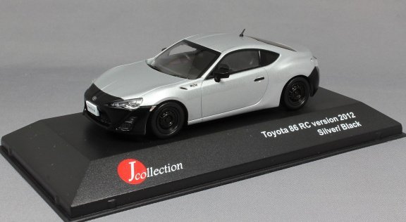 1:43 J-Collection Toyota 86 RC silver-black 2012 JC280 - 0