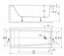 Sanifun inbouw ligbad Doran 1600 x 750 - 3 - Thumbnail