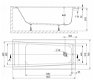 Sanifun inbouw ligbad Doran 1500 x 750 - 3 - Thumbnail