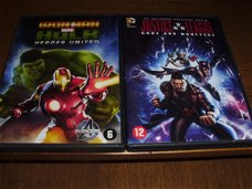 2-disc dvd set superhelden tekenfilms