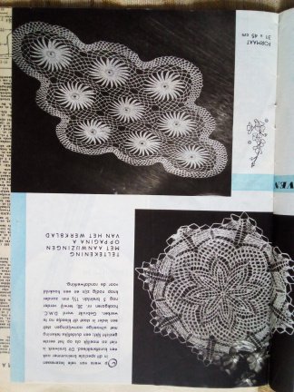 Maandblad voor Handwerken nr 111, maart-april 1956. Breipatronen borduurpatronen - Afbeelding 7
