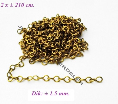 === Ketting = Friese staartklok = gebruikt ===40040 - nr. 1