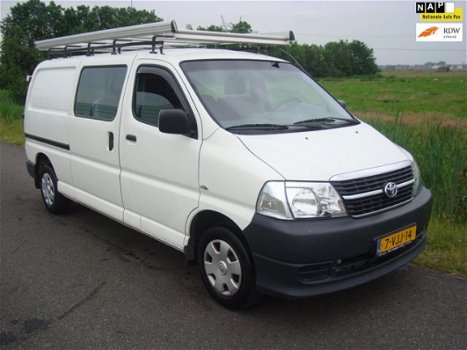 Toyota HiAce - 2.5 D-4D LWB Comfort DC LANG DUBBELCABINE AIRCO TOPSTAAT BJ 2010 - 1