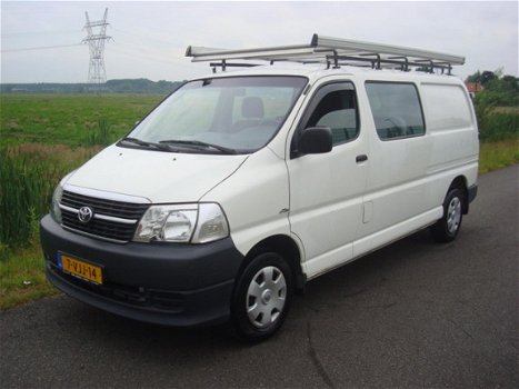 Toyota HiAce - 2.5 D-4D LWB Comfort DC LANG DUBBELCABINE AIRCO TOPSTAAT BJ 2010 - 1