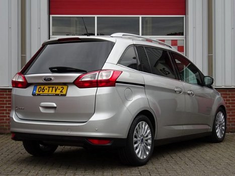 Ford Grand C-Max - 1.6 SCTi 183PK Titanium 7-Persoons /NAVI/Park Assist/Dode hoek/Stoel en voorruitv - 1