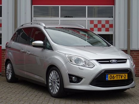 Ford Grand C-Max - 1.6 SCTi 183PK Titanium 7-Persoons /NAVI/Park Assist/Dode hoek/Stoel en voorruitv - 1