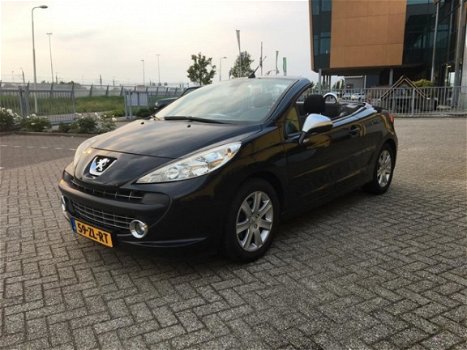 Peugeot 207 CC - 1.6 HDiF Zwart 2008 Cabrio Airco Zeer Mooi - 1