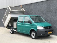 Volkswagen Transporter - Kipper 2.0 Benzine Dubb cabine 7-P 1e eigenaar Ex Gemeente LOW KM