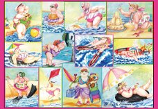 Ravensburger - Bathing Beauties - 1000 Stukjes Nieuw