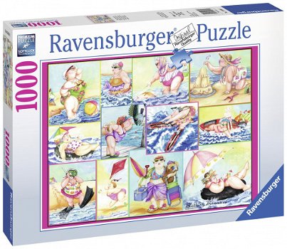 Ravensburger - Bathing Beauties - 1000 Stukjes Nieuw - 3