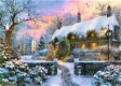 Falcon de Luxe - The Whitesmith's Cottage in Winter - 1000 Stukjes - 1 - Thumbnail
