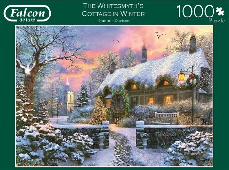 Falcon de Luxe - The Whitesmith's Cottage in Winter - 1000 Stukjes - 2