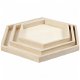 Wandbordje houten schijf rond 12-14 cm - 1 stuk - 4 - Thumbnail