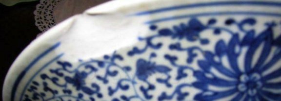 Vaas in blauw tinten, Chinees - 5