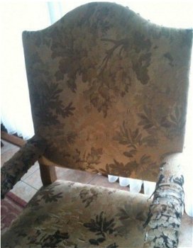 Oude zetel in gobelijn - 2