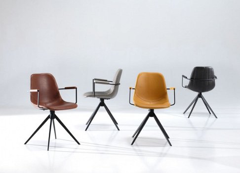 Design stoel met armleuningen - 1