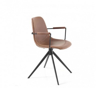 Design stoel met armleuningen - 2