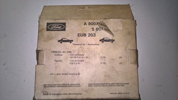 wiellagerset Ford Taunus/Cortina - 1