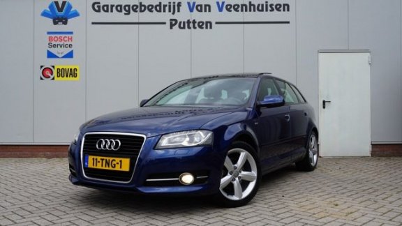 Audi A3 - 1.4 TFSI 125pk S-Line 5drs Pano.Dak Leder Navi Xenon 29535km NL auto *Scubablauw* NL auto - 1