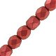 Czech Fire polished facet kralen 4mm Lava red - 1 - Thumbnail