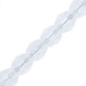 Czech Fire polished facet kralen 4mm Crystal vitrail full matted - 6