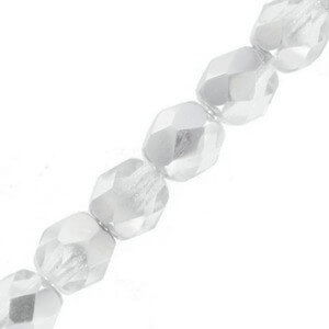 Czech Fire polished facet kralen 4mm Crystal vitrail - 8