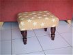 Footstool 37x45cm - goud/stars - d.noten 550 - NIEUW !!! - 1 - Thumbnail