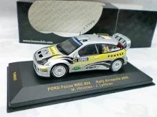 1:43 Ixo Ford Focus WRC #24 Rallye Acropolis 2005 grijs