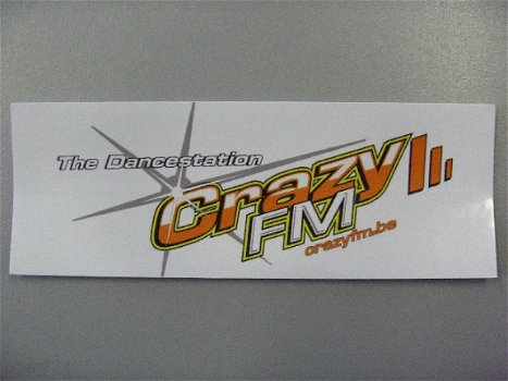 sticker Crazy Fm - 1