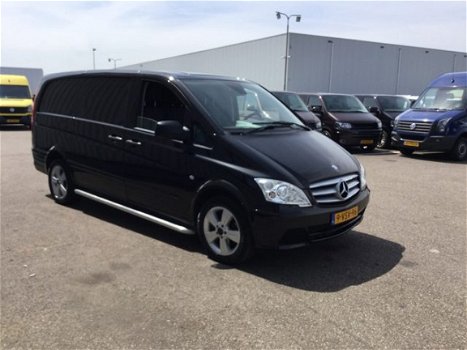 Mercedes-Benz Vito - Automaat 122 CDI 320 Lang Luxe Airco , Cruise , Alu Side Bars.3 Zits Trekhaak 2 - 1