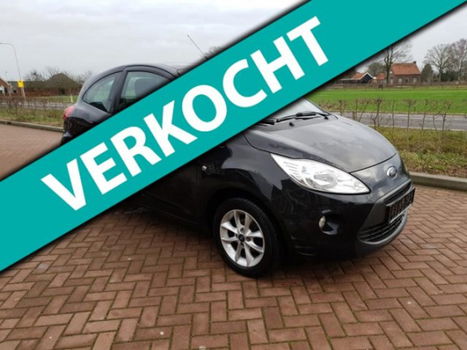 Ford Ka - Titanium met Airco Zwart TOP - 1