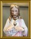 Oud porseleinen heilig hart beeld : Jezus - 1 - Thumbnail
