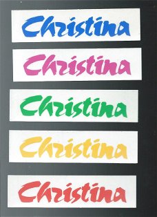 stickers Radio Christina
