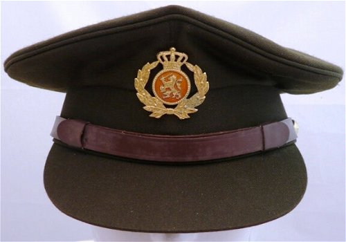 Pet, Uniform, DT63 (Dagelijks Tenue), Officier, Koninklijke Landmacht, maat 57½, jaren'60/'70.(Nr.2) - 0