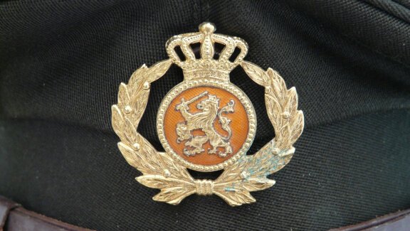 Pet, Uniform, DT63 (Dagelijks Tenue), Officier, Koninklijke Landmacht, maat 57½, jaren'60/'70.(Nr.2) - 2