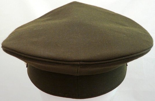 Pet, Uniform, DT63 (Dagelijks Tenue), Officier, Koninklijke Landmacht, maat 57½, jaren'60/'70.(Nr.2) - 4