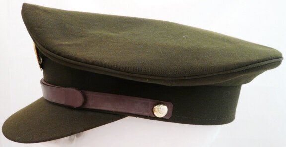 Pet, Uniform, DT63 (Dagelijks Tenue), Officier, Koninklijke Landmacht, maat 57½, jaren'60/'70.(Nr.2) - 5