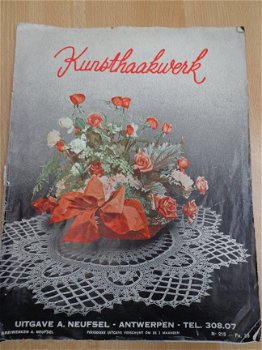 antiek tijdschrift kunsthaakwerk - 1