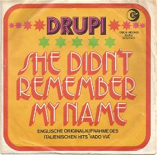 Drupi – She Didn't Remember My Name / Vado Via (1973)