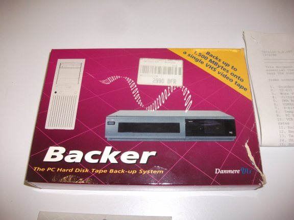 Vintage Danmere BACKER PC to VHS backup card - nr. 1