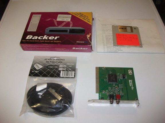 Vintage Danmere BACKER PC to VHS backup card - Afbeelding 2
