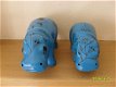 decoratieve blauwe nijlpaardjes - 4 - Thumbnail
