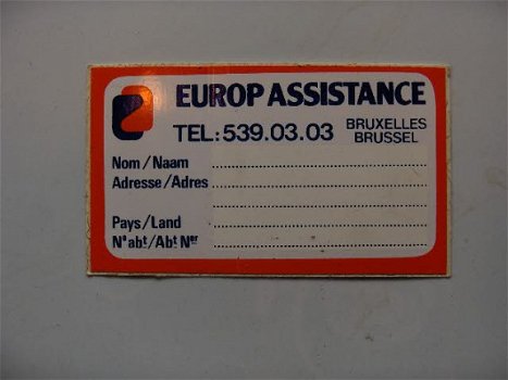 stickers Europ Assistance - 4