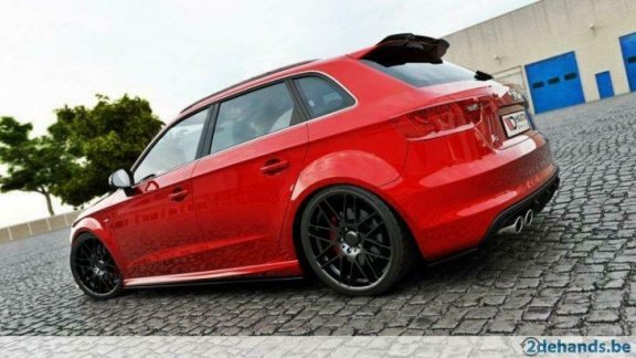 Rear Side Splitters Audi S3 8V A3 8V Sportback - 3