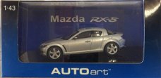 1:43 Autoart 55907 Mazda Speed RX-8 sunlightsilver