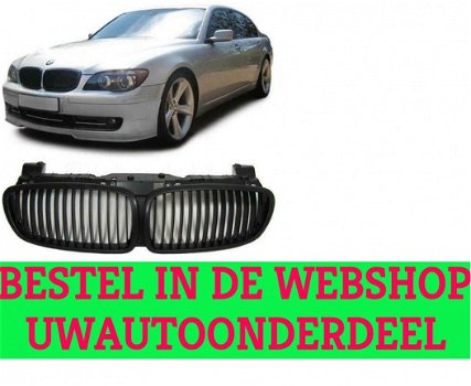 Bmw 7 Serie E65 E66 Nieren / Grill 05 / 08 Facelift Zwart - 1