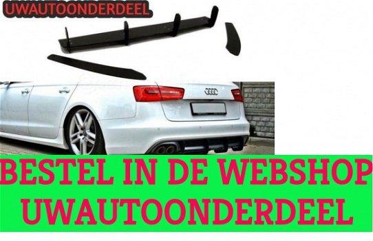 Audi A6 C7 S Line Avant Rear Diffuser & Side Splitters - 1