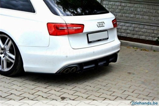 Audi A6 C7 S Line Avant Rear Diffuser & Side Splitters - 6